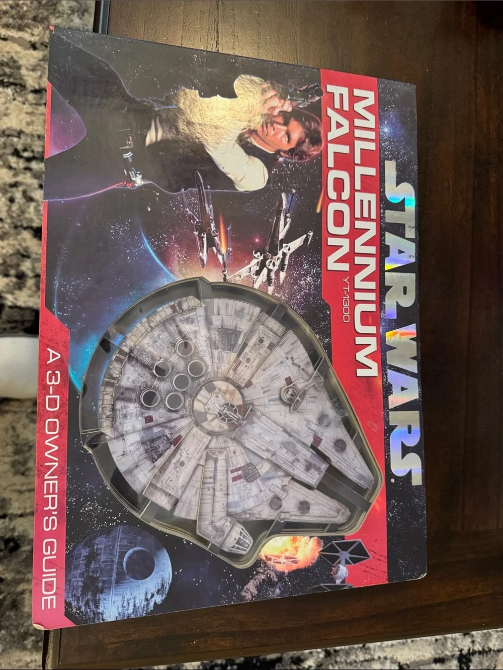 Star Wars Millennium Falcon 3-D Owner's Guide - Red, Black, White, Blue DC3